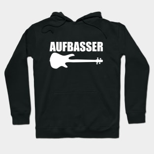 AUFBASSER funny bassist gift Hoodie